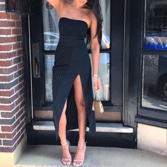 DAVID KOMA Asymmetrical Midi Skirt